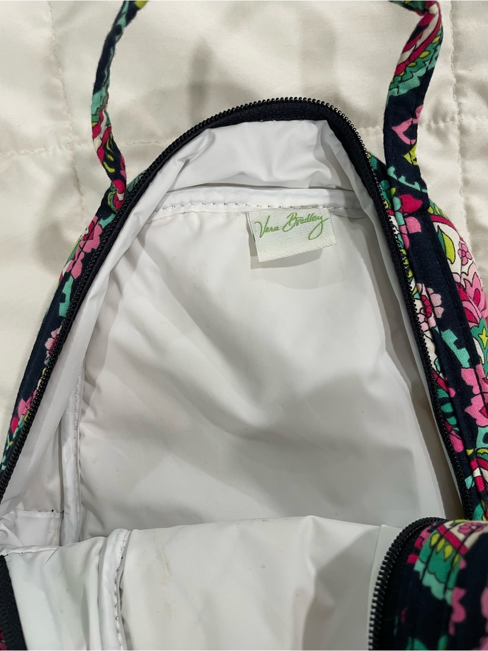RETIRED Vera Bradley Petal Paisley Insulted Lunch Bag- EUC - Picture 5 of 7